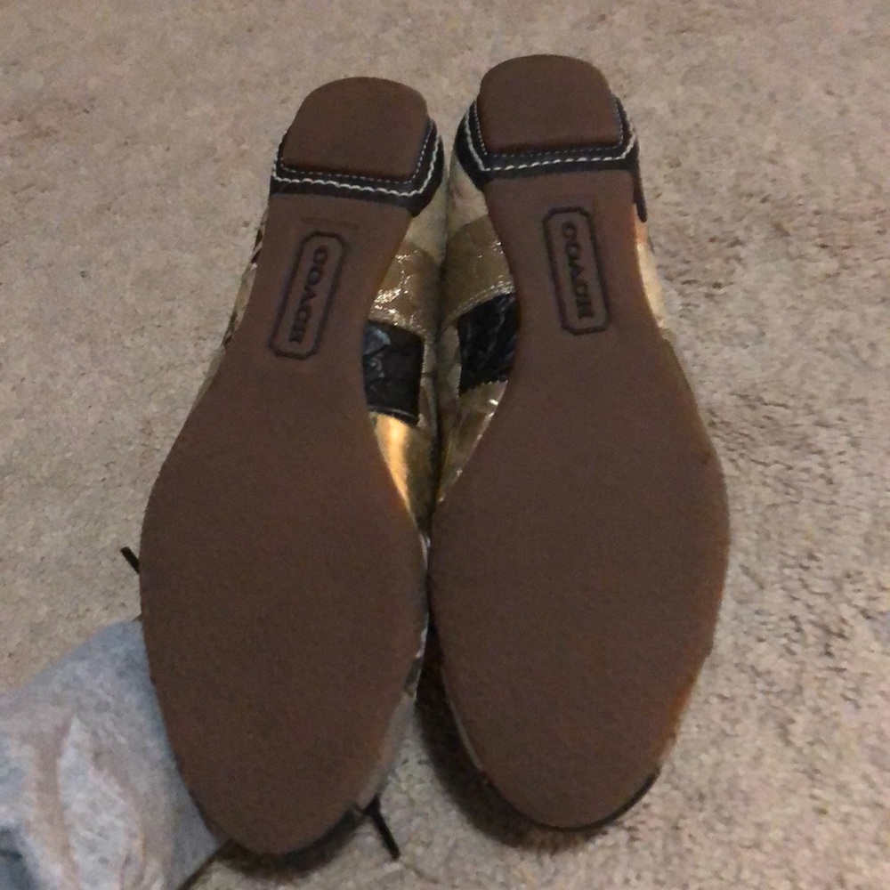 Coach -Joan Patchwork Flats - image 2